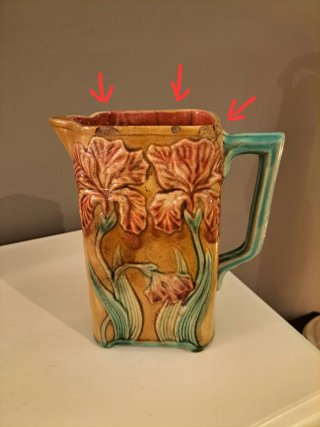 Jarra cerámica artesanal "Modernista"
