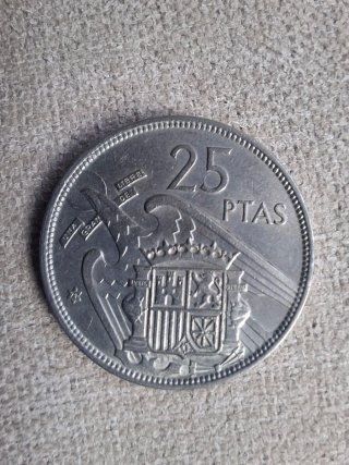 25 ptas  1957 * 71