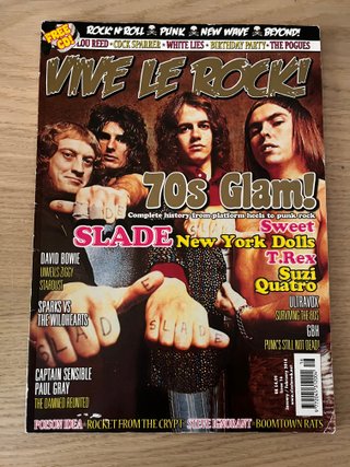 Revista Vive le Rock  70's Glam. Febrero 14