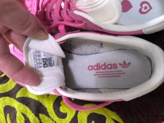 Deportivas Adidas Rosas y Blancas
