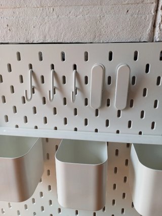 Tablero Skadis Ikea 56x56cm con Accesorios nuevo