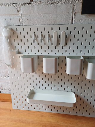 Tablero Skadis Ikea 56x56cm con Accesorios nuevo