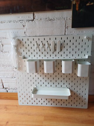 Tablero Skadis Ikea 56x56cm con Accesorios nuevo