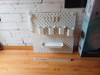 Tablero Skadis Ikea 56x56cm con Accesorios nuevo