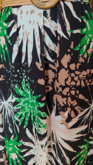 Falda larga estampada floral talla S/M