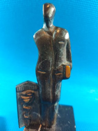 Figuras Farmacéutico Bronce y Mármol