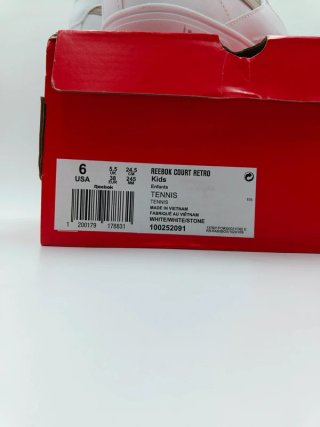 Reebok Court Retro Donna Bianco Oro