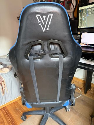 Silla Gaming Vanguard Azul y Negra