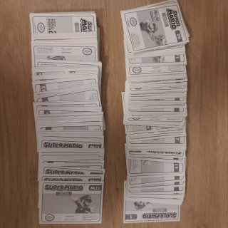 Colección de cromos de Super Mario Play Time Panin