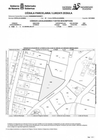 Terreno en venta en Estella/Lizarra