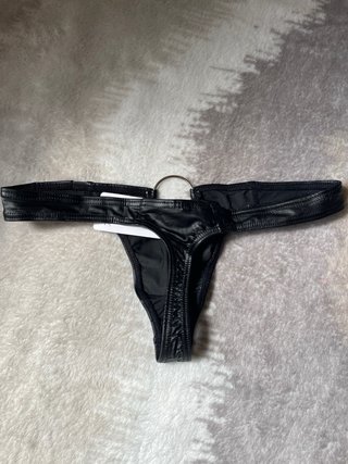 Tanga Hombre Estilo Cuero con Aro