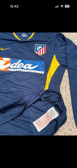 Atlético de Madrid Camiseta Manga Larga 2002/03