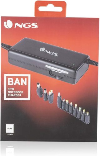 Cargador portátil universal 90W HP Dell Asus