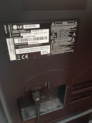 Televisor LG Smart TV Negro