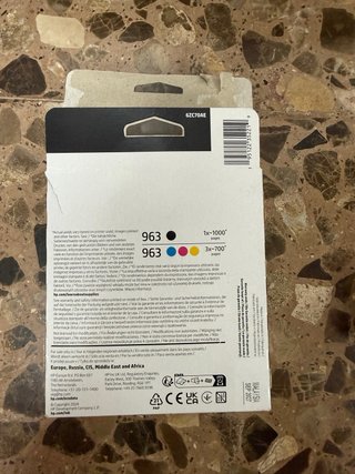 Tintas HP 963, Magenta y Yellow