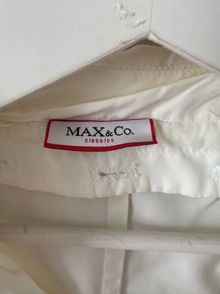 Max&Co Trench Classico Bianco