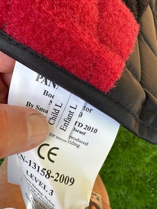 Chaleco equitación SmartRider Talla L de niños
