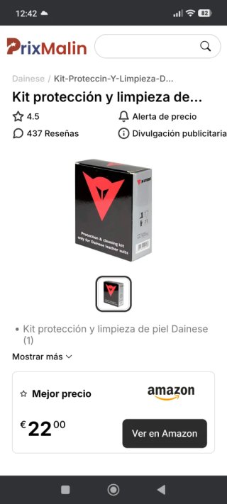 Kit Limpieza Dainese Cuero