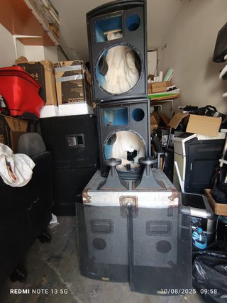 Cajas de altavoz Krawling 400W RMS vacías