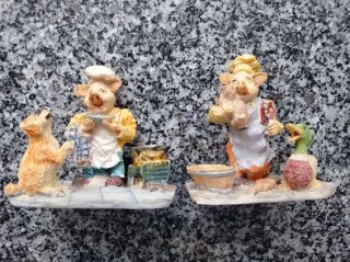 Figuras miniatura resina colección