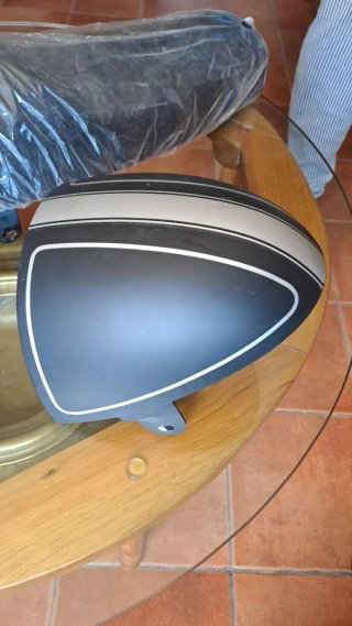 Sillín Cafe Racer Moto Negro