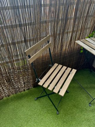 Conjunto Balcón IKEA Mesa + 2 Sillas