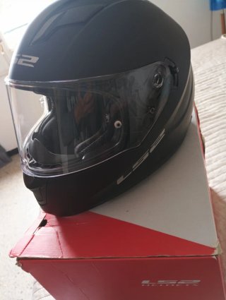 Casco Integral Moto Negro Nuevo L 52