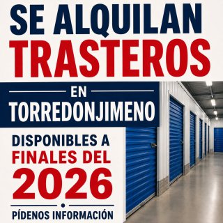 Se alquilan trasteros en Torredonjimeno.