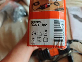 Cargador black and decker bdv090