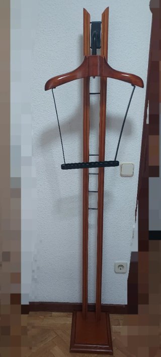 Galán de noche madera y metal