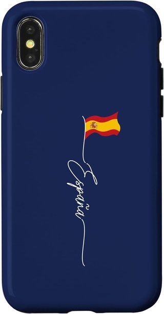Cover patriottica bandiera spagnola per iPhone