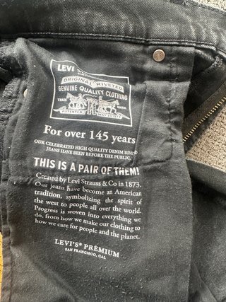 Pantalón Levi's Negro Talla M Marca: Levi Strauss