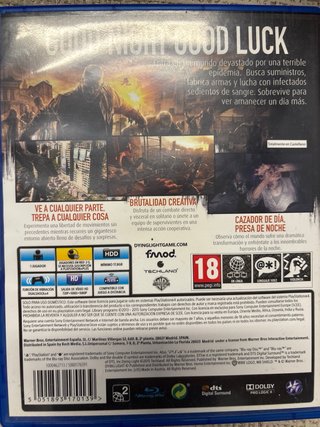 Dying Light PS4 (PlayStation 4) Juego