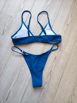 Bikini Shein Talla S Azul