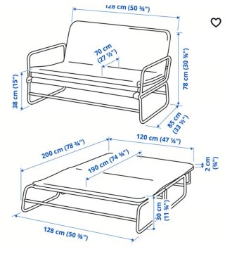Sofá Cama Ikea Gris