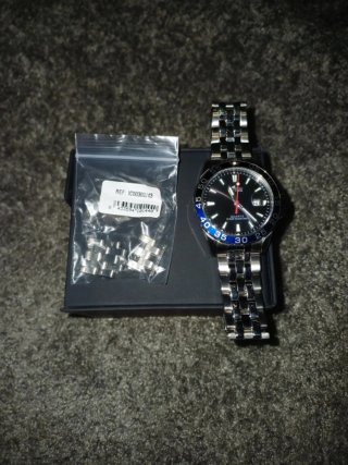Reloj Lotus Azul y Plateado