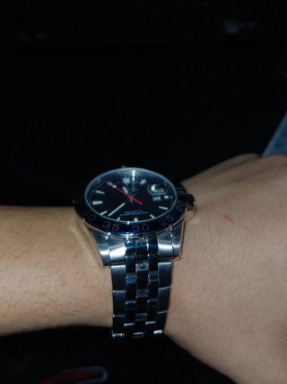 Reloj Lotus Azul y Plateado