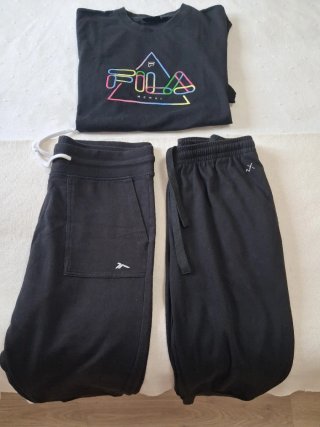 Conjunto Fila: Camiseta y Pantalón M