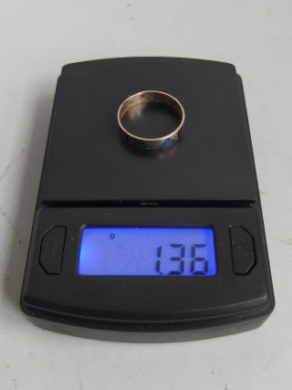 Anillo Vintage en Plata 925 Años 80 Southwestern