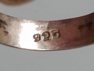 Anillo Vintage en Plata 925 Años 80 Southwestern