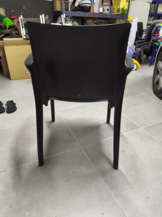 4 Sillas de Cocina/Terraza Negras