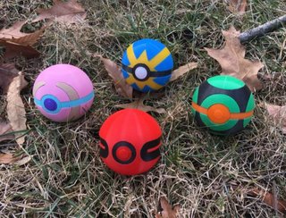 Pokeballs 3D Tamaño Real