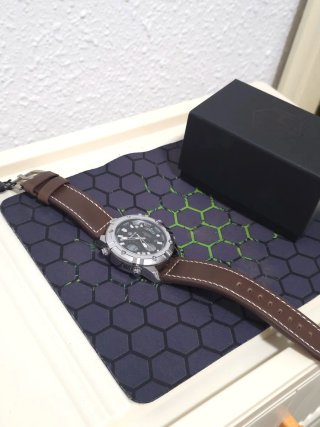 Reloj Golden Hour Hombre Marrón/Plata