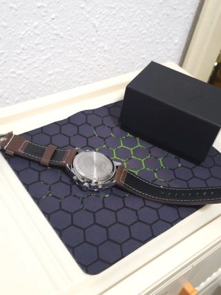 Reloj Golden Hour Hombre Marrón/Plata