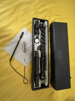 Flauta travesera Nuvo Student 2.0 black polimero