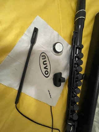 Flauta travesera Nuvo Student 2.0 black polimero