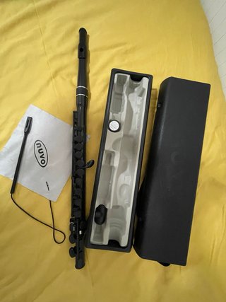 Flauta travesera Nuvo Student 2.0 black polimero