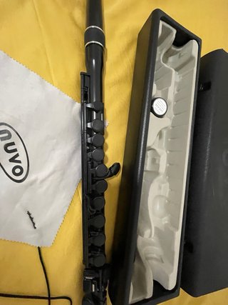 Flauta travesera Nuvo Student 2.0 black polimero