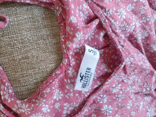 Mono corto floral rosa