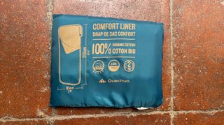 Saco de dormir Quechua 100% algodón orgánico